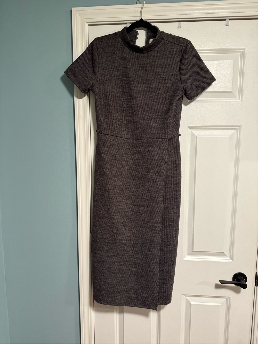 10 Items for $20: Nine West Heathered Charcoal Short-Sleeve Midi Dress